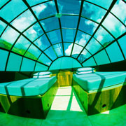 Beds inside the sky camp 